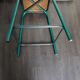 Tabouret atelier vintage métal et bois