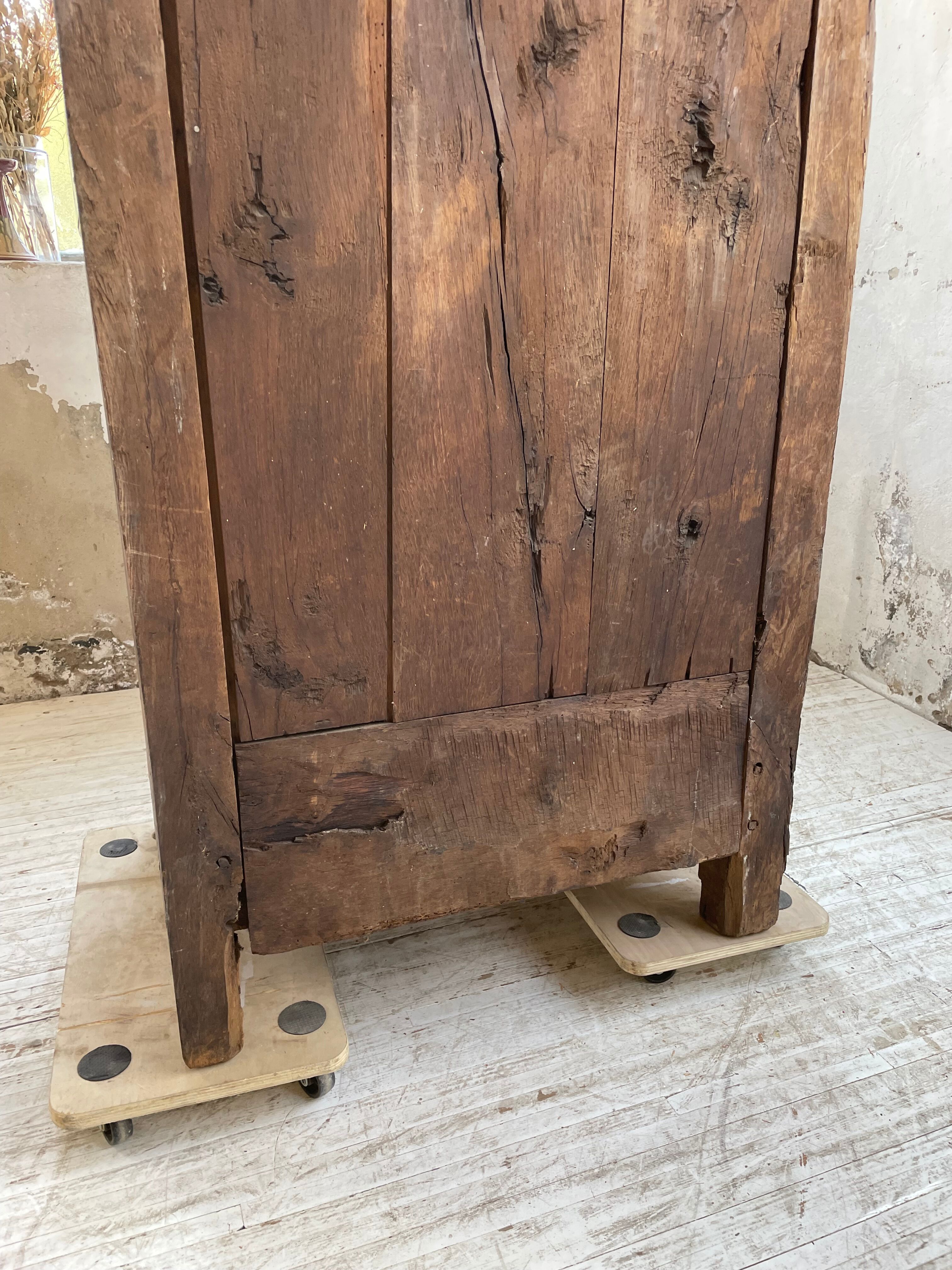 Savoyard solid oak cabinet XVIIIth