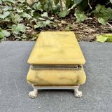 Onyx catchall box from the 1960s, vintage Italy.