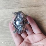 Ancienne salière en argent 800