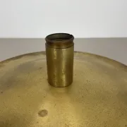 Wall-Ceiling Lamp made of Unique Brass in the Style of Gino Sarfatti, Flush Mount Lighting Italy 1950s