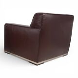 B&B Italia Maxalto Apta Imprimatur leather armchair by Antonio Citterio