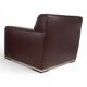 Fauteuil en cuir Apta Imprimatur de B&B Italia Maxalto par Antonio Citterio