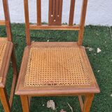 Pair of art and kraft chairs