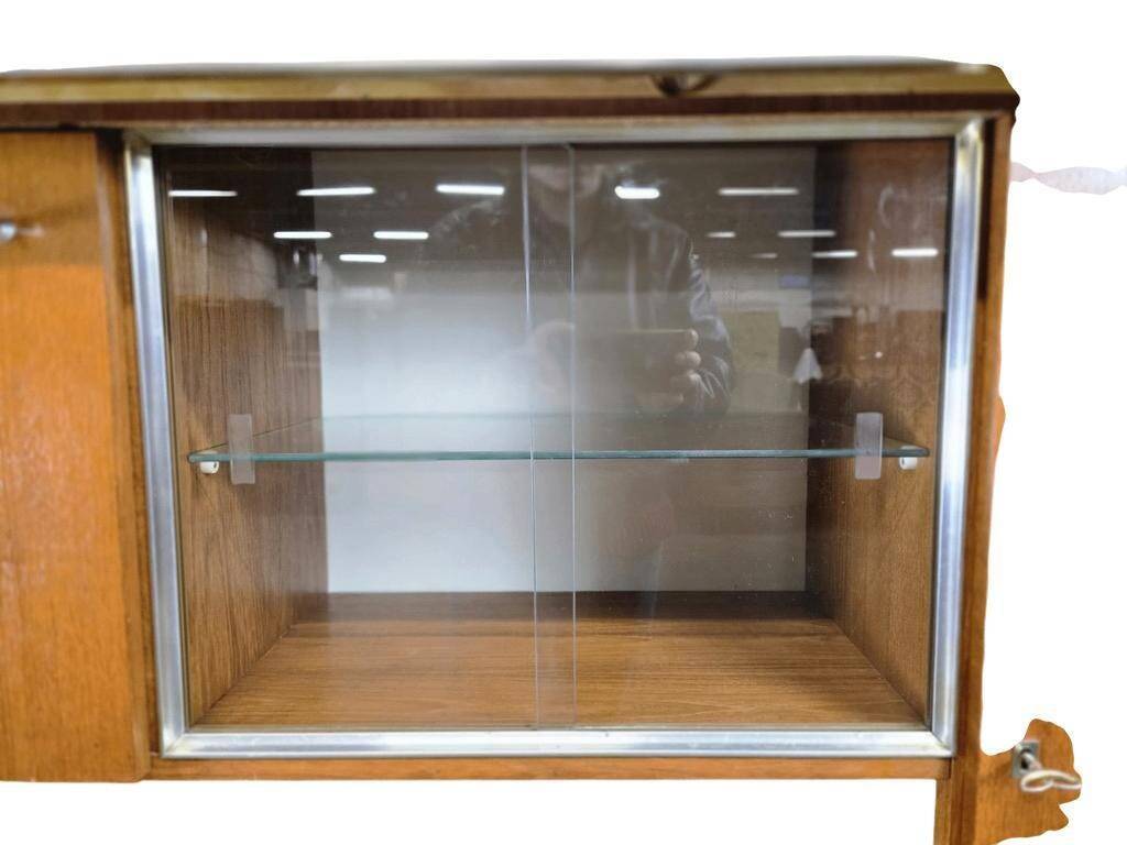 XL vintage wooden sideboard/cabinet