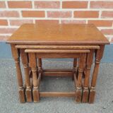 Wooden nesting table