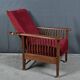 Morris chair in Mahogany, Arts & Crafts style – Early 20th century
