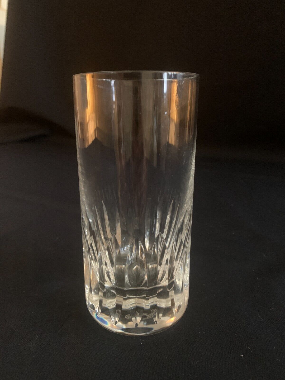 5 St Louis crystal orangeade and whiskey glasses, signed