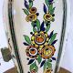 Pair of Boch Frères La Louvière vases, floral decoration signed Charles Catteau