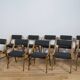 Polish ski jumper chairs from Zamojska, 1970s, set of 10