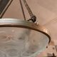 Molded glass basin pendant light