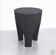 Burnt wood stool shou sugi ban