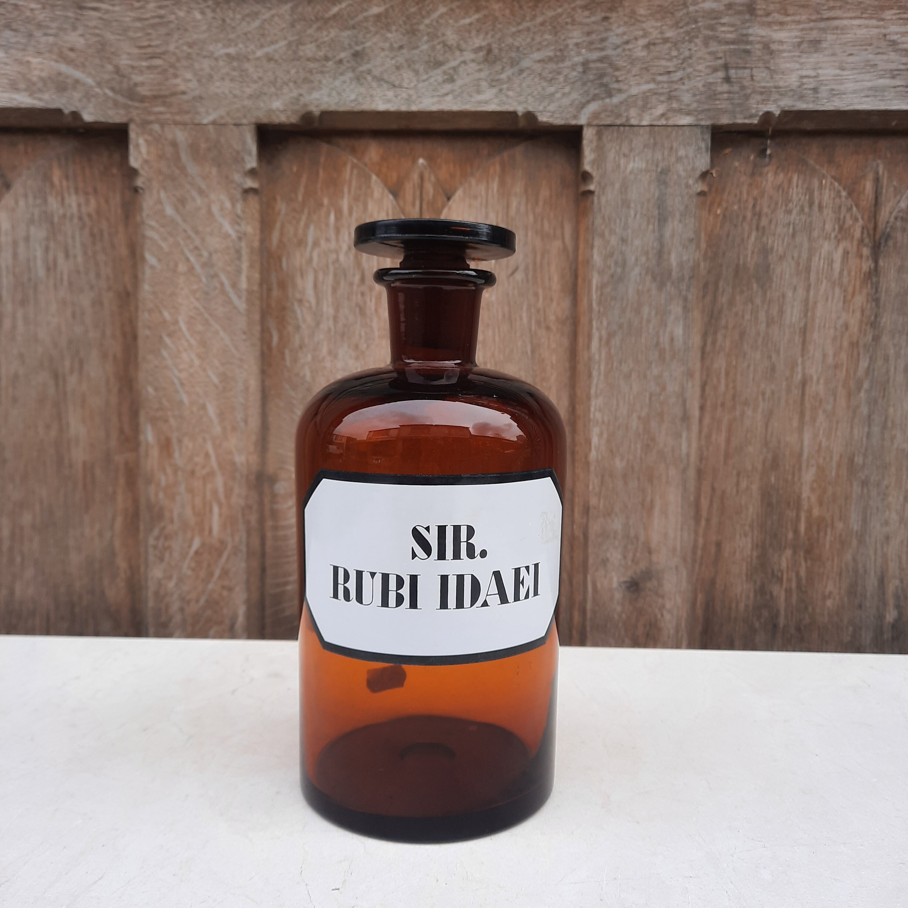 Apothecary bottle,"SIR. RUBI IDEAI" , Germany 1930