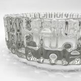 SKLO UNION pocket emptier • Hermanova hut glassworks • Design Frantisek Vizner • 1965 • Pressed glass