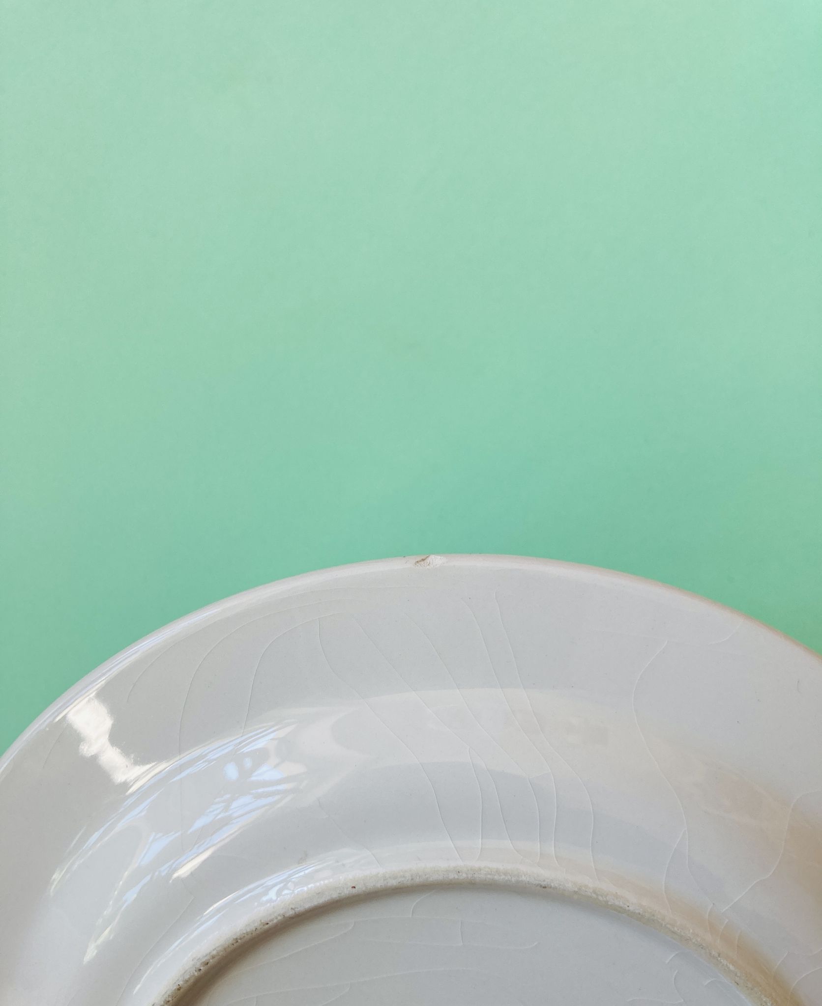 Lot of 10speckled pastel plates quadrifoglio
