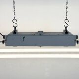 Industrial Grey Tube Light from Elektrosvit, 1970s