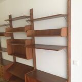 Mid-Century Modular Wall Unit Ergo in teak by John Texmon and Einar Blindheim for Blindheim Möbelfabrikk, 1960s.