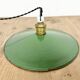 Industrial Green Enamel Light, 1930s