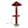 Guéridon et lampe laqués d'Olivier Vilatte