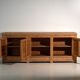 Antique wooden sideboard with three doors (circa 1920)