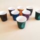 Set of 8 cups crumpled Revol Collection