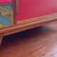 Armoire pieds compas relookée