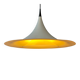 Suspension "witch's hat" white Danish Space Age Mid-Century