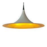 Suspension "witch's hat" white Danish Space Age Mid-Century