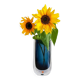 Vase et coupelle en verre par Landberg pour Orrefors