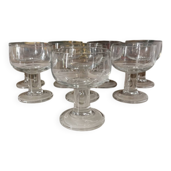 8 Verres années 70