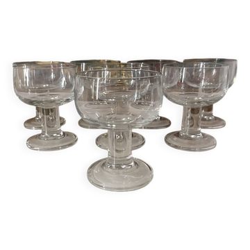 8 Verres années 70