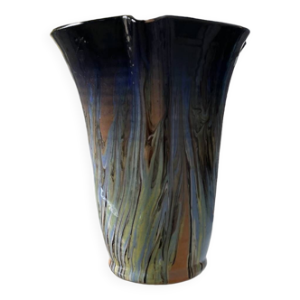 Glazed ceramic vase