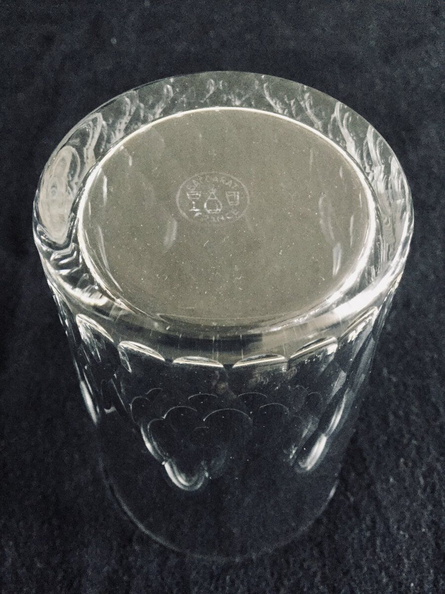 Lot de 12 verres à whisky en cristal Baccarat modèle Champigny