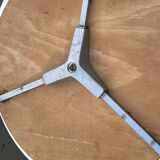 Vintage set of three round side tables nesting tables from the 70s design