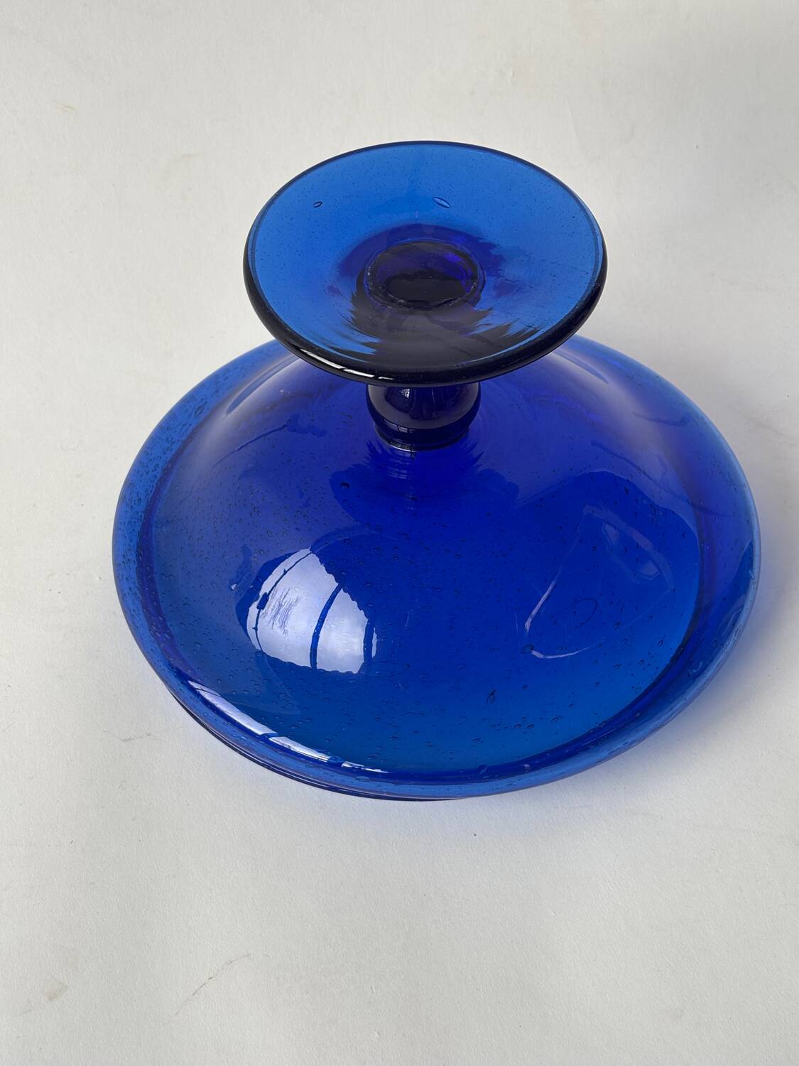 Large blown glass bowl