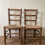 Pair of handcrafted chairs