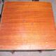 Set of 3 nesting tables in mahogany
