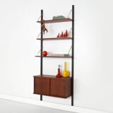 Teak shelving unit, Danish design, 1960s, production: Denmark