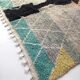 Moroccan Berber boujaad carpet with colorful patterns 283x209cm