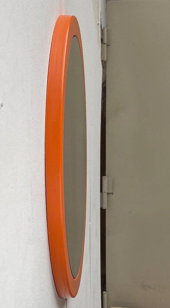 Round Space Age mid-century mirror, 1960s