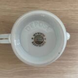 Crémier en porcelaine de Limoges – Filets dorés – Vintage