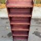 Shallow Scandinavian wooden shelf from the 1960s