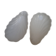 Pair of porcelain shell ravines