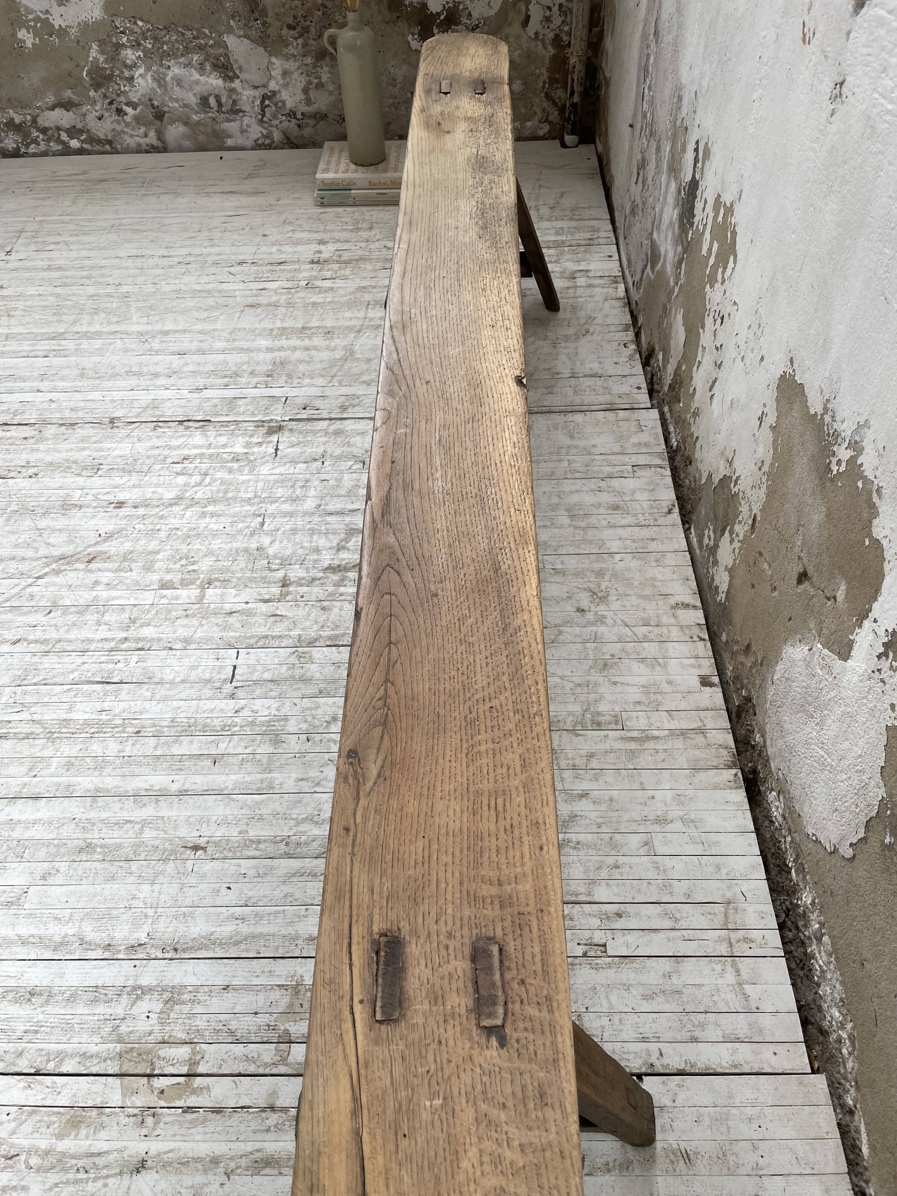 Oak farm bench 195 cm