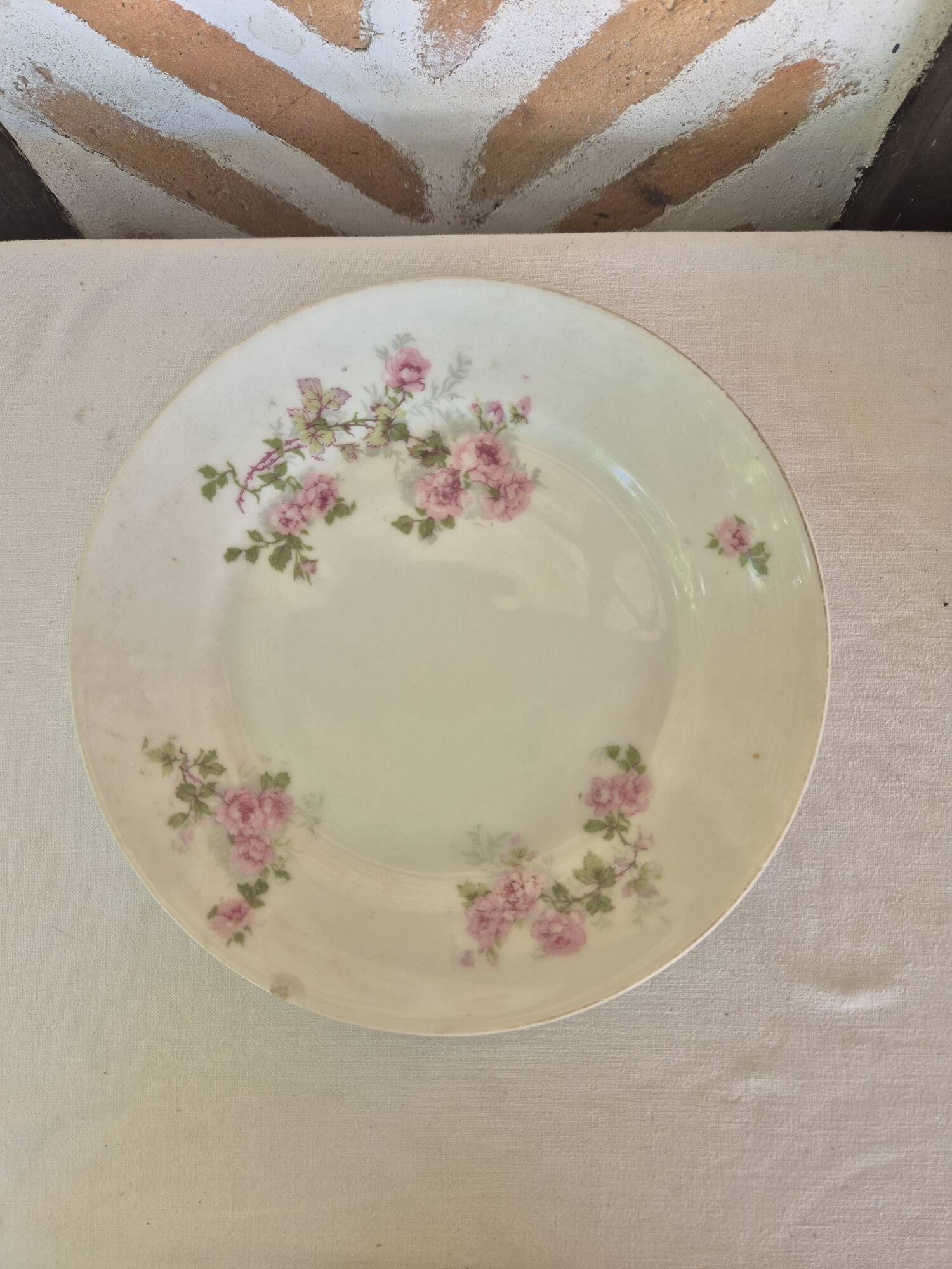 Pair of antique compote dishes