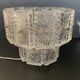 3-light crystal lamp, Italy 1960