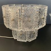3-light crystal lamp, Italy 1960
