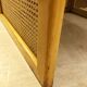 Pair of vintage wooden and caned armchairs – 1980