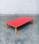 Mid-Century Red Coffee Table, Belgium, 1950s