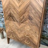 Vintage writing desk in rosewood